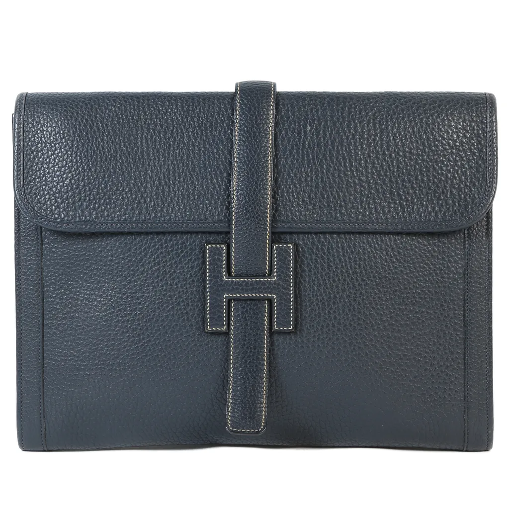 HERMÈS エルメス ジジェGM フィヨルド ブルーインディゴ 〇U刻印 