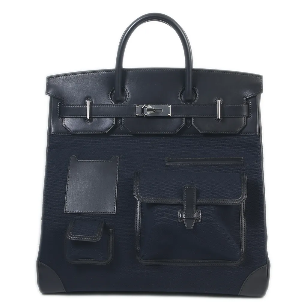 HERMÈS エルメス ハンドバッグ オータクロア 40 カーゴ キャンバス  