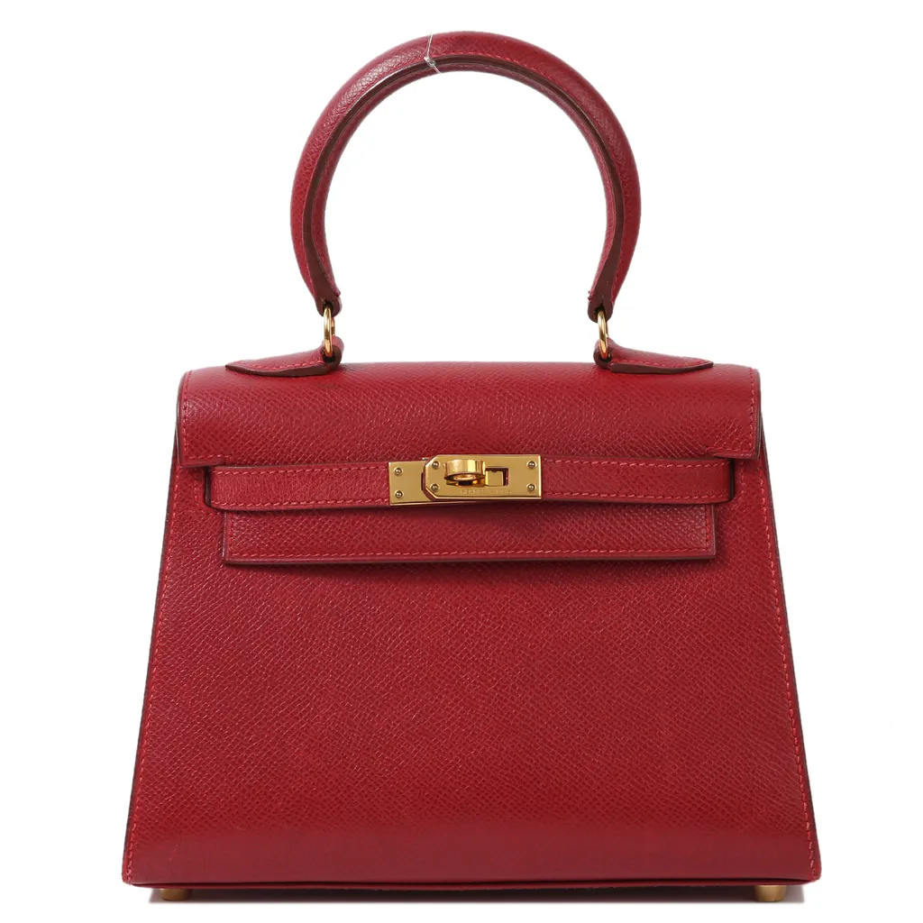 Vintage Mini Kelly 20 Rouge H (55)