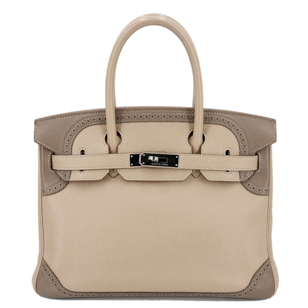 Bi-color Birkin Ghillies 30