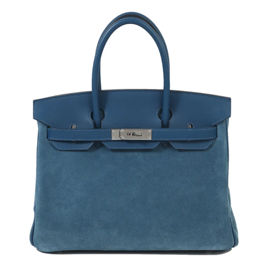 Birkin 30 Blue Thalassa