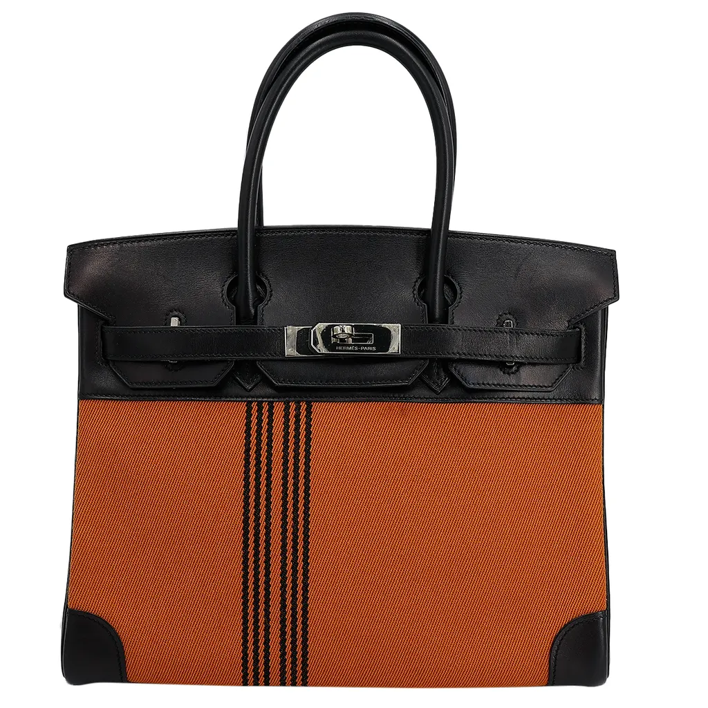 Birkin 30 Potamus Black (89) Orange (93)