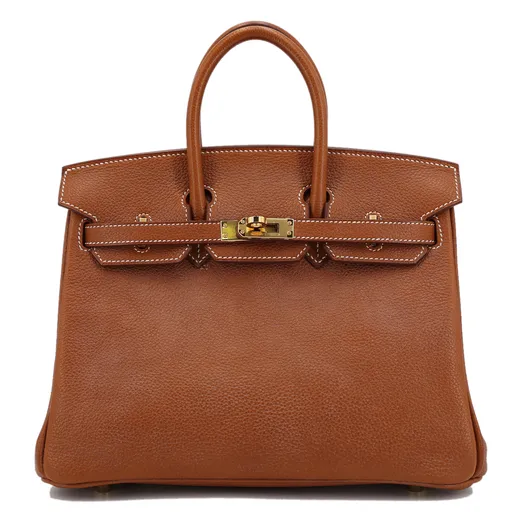 ランク N 新品 HERMÈS エルメス バーキン 25 エトゥープ トゴ シルバー 
