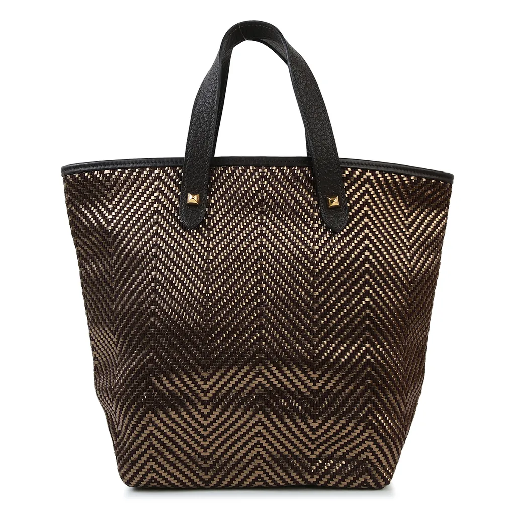 HERMÈS エルメス カバチェンナイPM ブラウン ゴールド金具 □L刻印