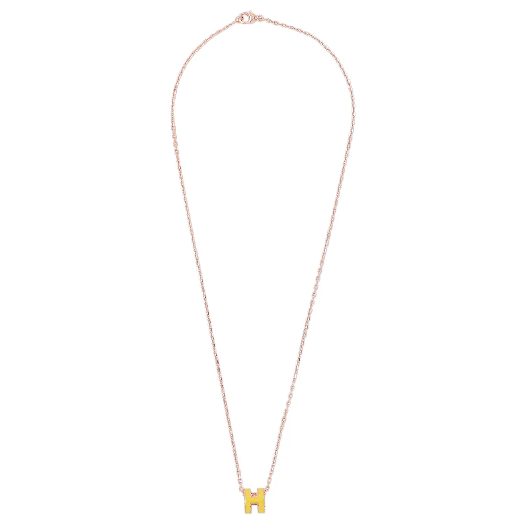 Mini Pop H pendant Jaune de Naples
