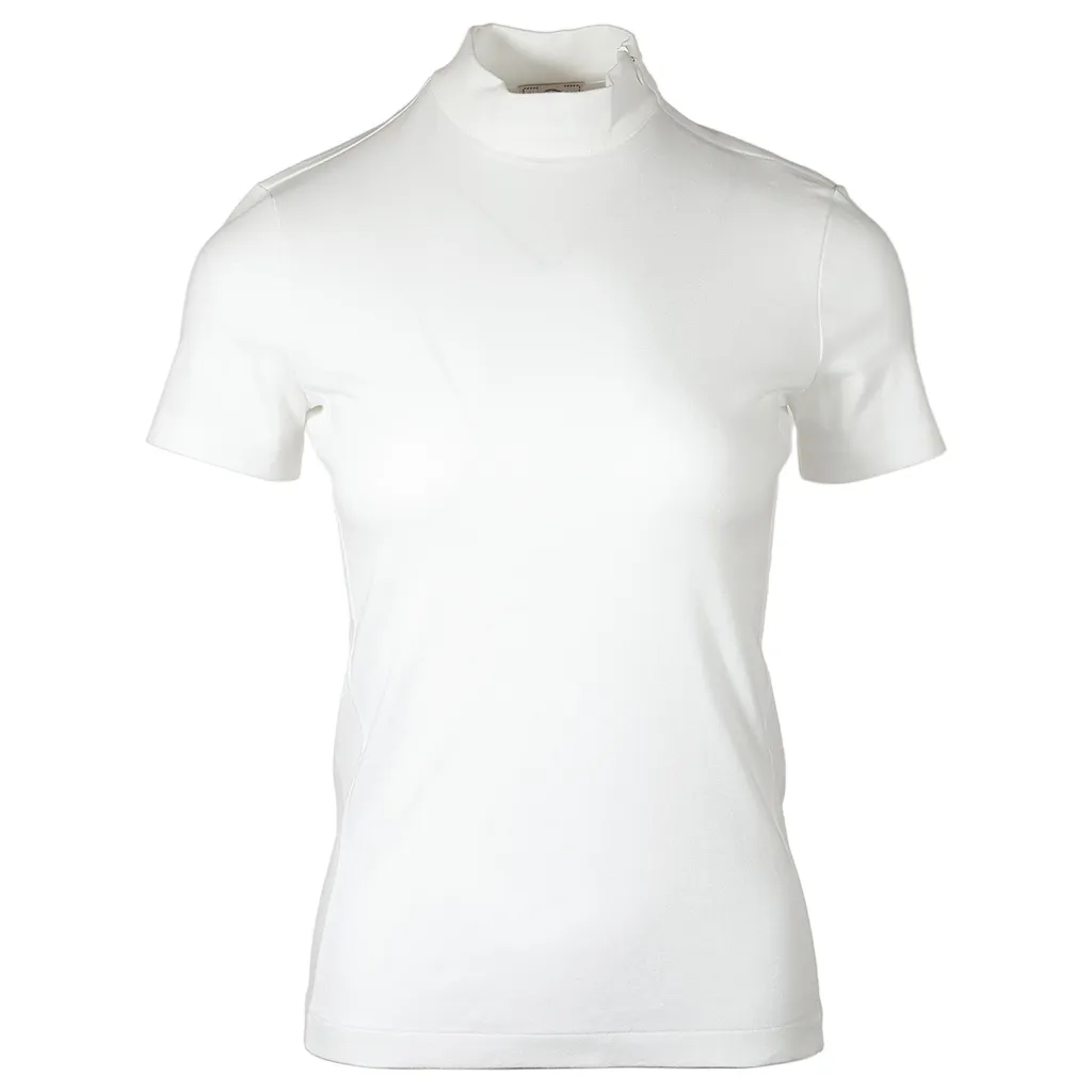 HERMÈS エルメス Tシャツ Concours Femme Manches ホワイト コットン