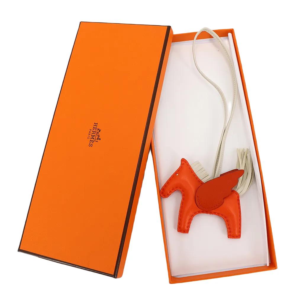 HERMÈS エルメス ロデオペガサスPM オレンジポピー クレ ティルバット 