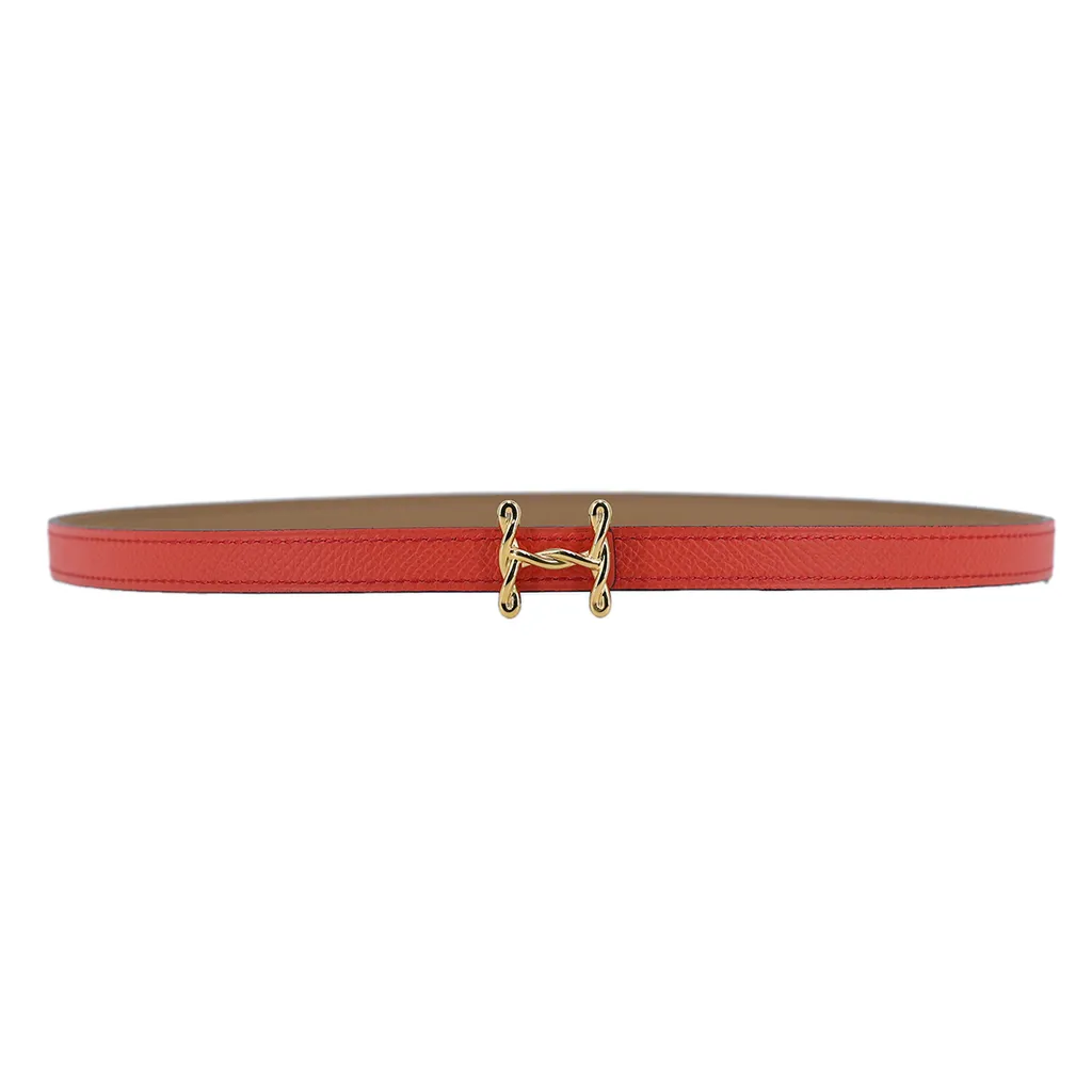 Cuir Seul De Ceinture 腰带 T5蜜桃粉