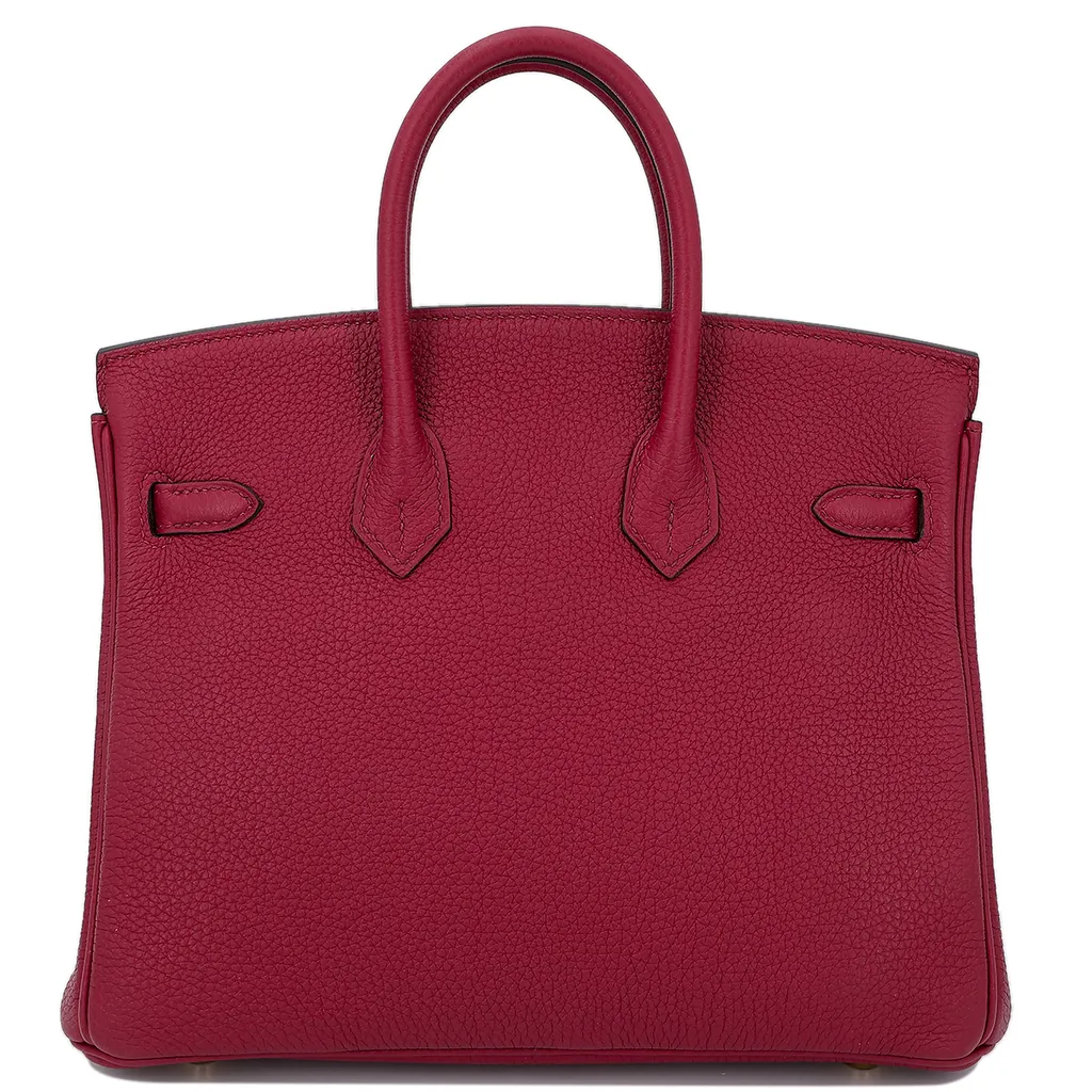 HERMÈS エルメス バーキン25 ルージュグレナ トゴ ゴールド金具 U刻印