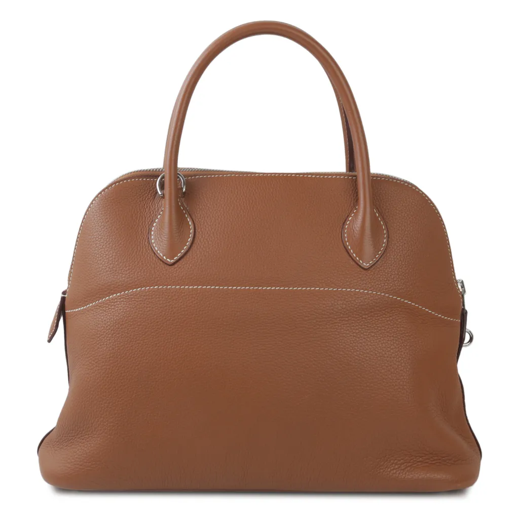 HERMÈS エルメス ボリード31 ゴールド トリヨン シルバー金具 □K刻印