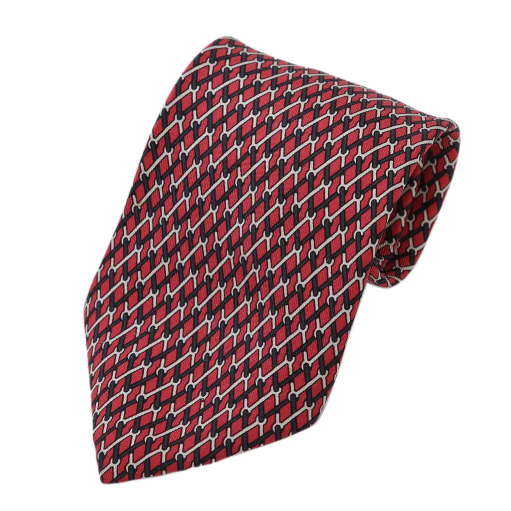 HERMÈS エルメス ネクタイ レッド