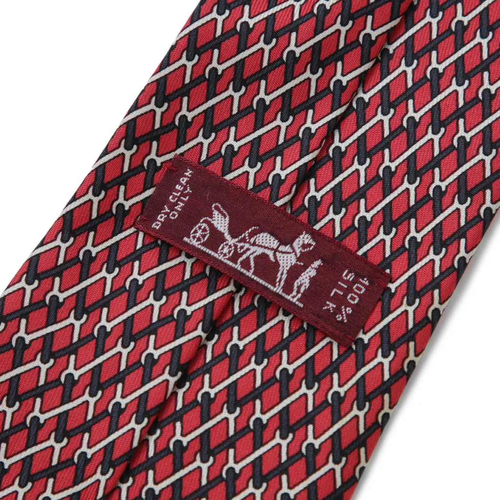 HERMÈS エルメス ネクタイ レッド