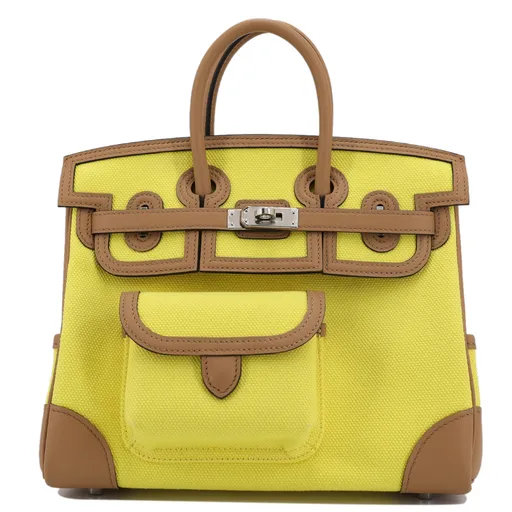 Birkin Cargo 25 Jaune Citron & Chai