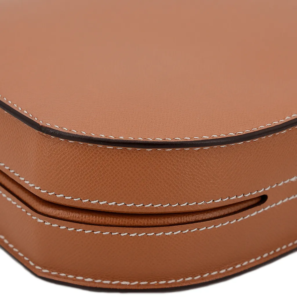 HERMÈS Mosaique Mini shoulder bag in Gold Madame leather with Gold 