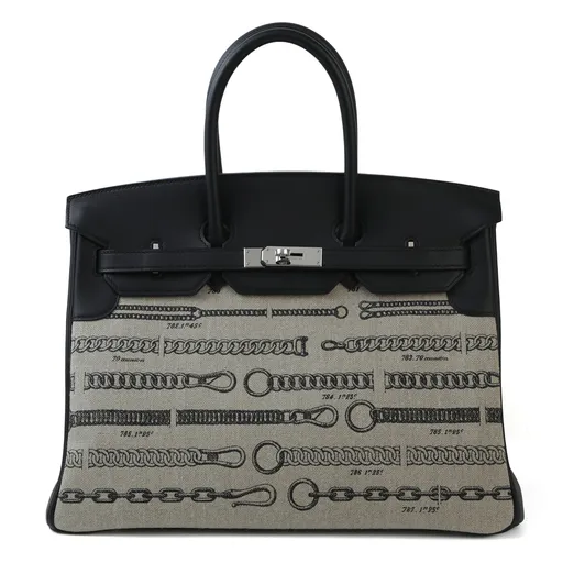 Birkin 35 Dechainee Black