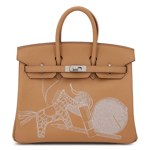 Birkin 25 In & Out Biscuit