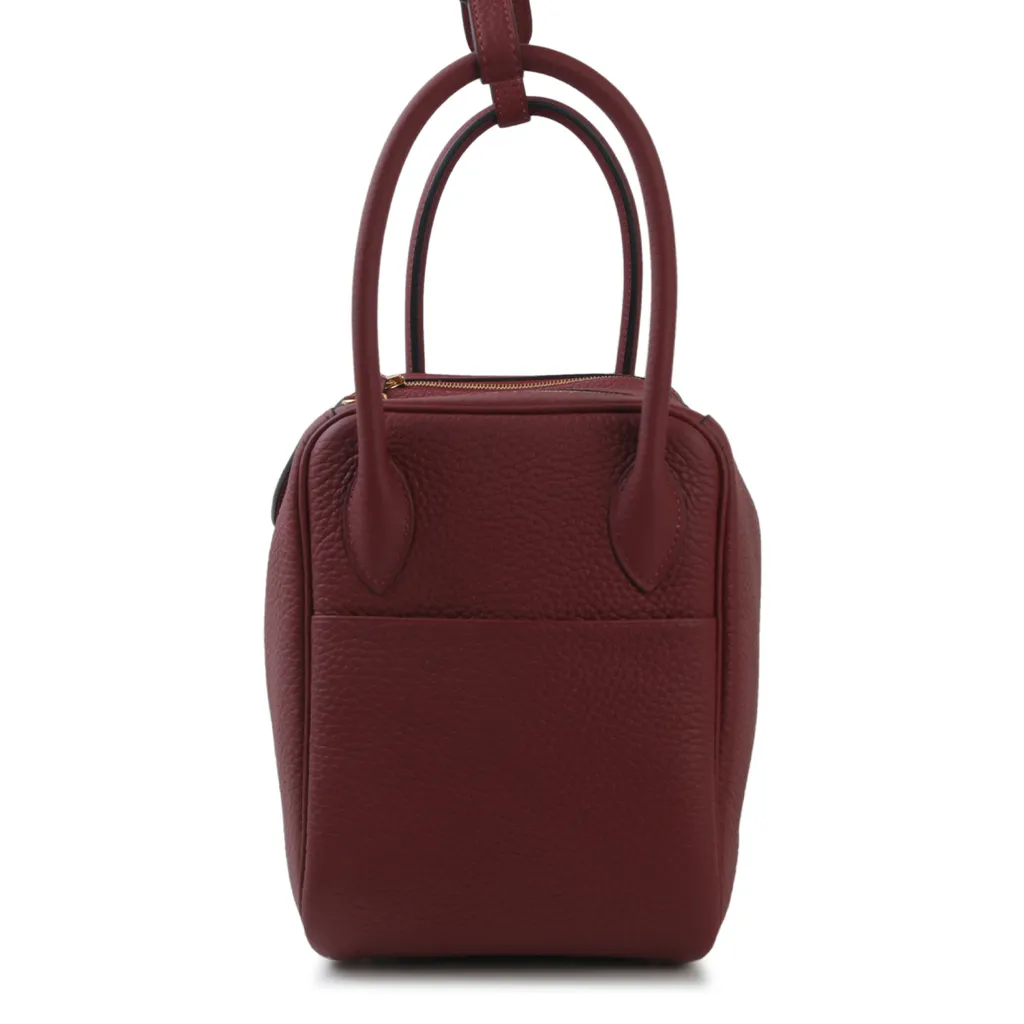 HERMÈS エルメス リンディ26 ルージュアッシュ トリヨン ゴールド金具 