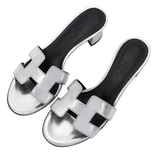 Oasis Sandal Silver Black