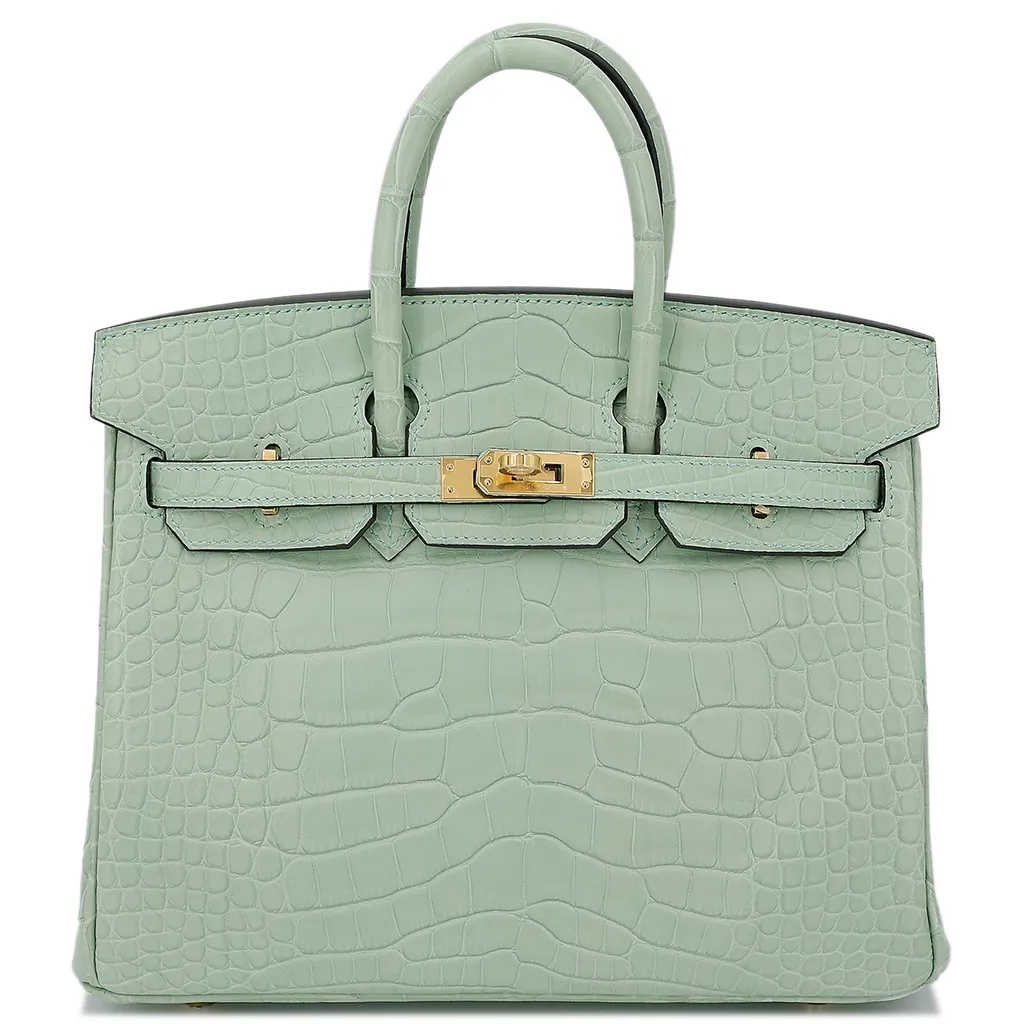 Brand New ( Rank N ) HERMÈS Birkin 25 Vert d