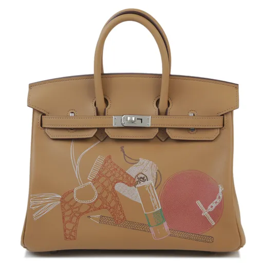 Birkin 25  In & Out Biscuit (4B)