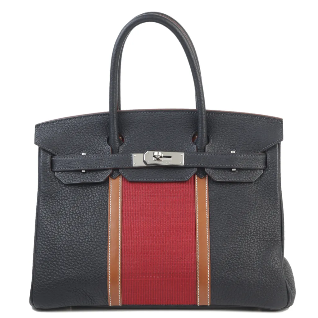 Birkin 30 Club Fauve (34) Bleu Indigo (76)