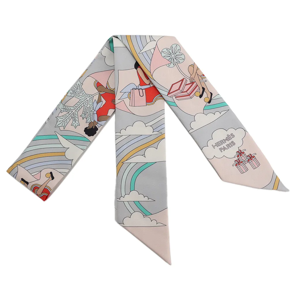 HERMES エルメスツイリー空飛ぶカレピンク - バンダナ・スカーフ 