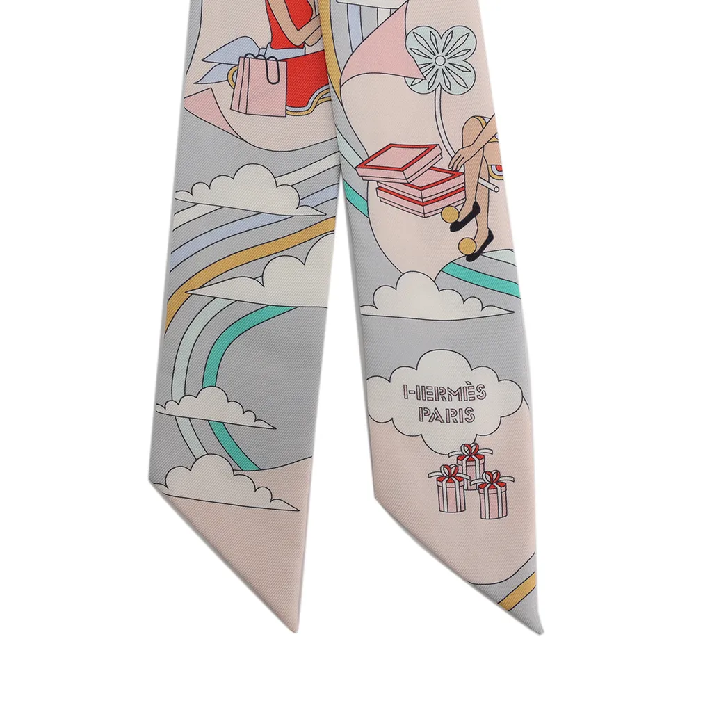 HERMES エルメスツイリー空飛ぶカレピンク - バンダナ・スカーフ 