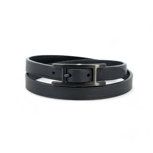 Behapi Double Tour So bracelet So Black