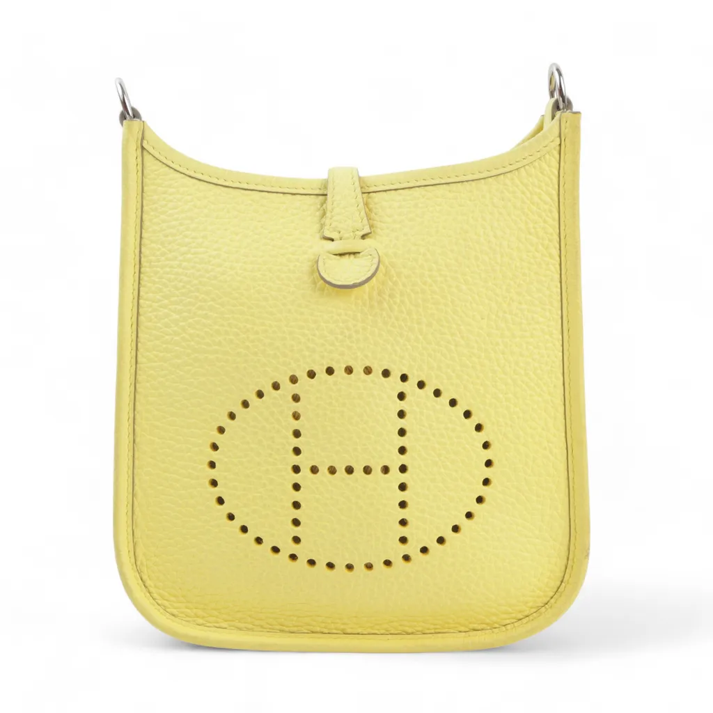 【HERMES】EVELYNE 16 TPM AMAZONE Lime Good ( Rank AB) HERMÈS Mini Evelyne 16 Amazone Limoncello