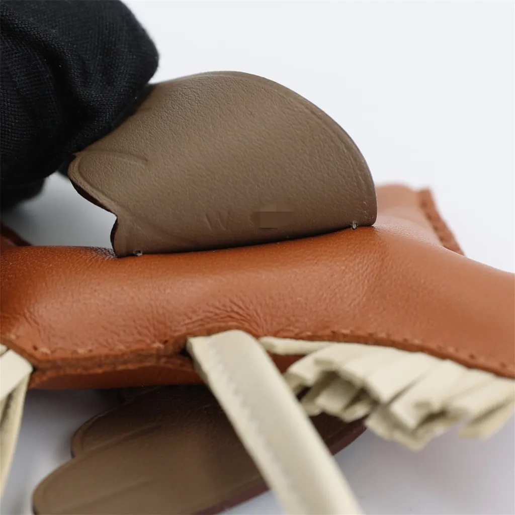 Brand New ( Rank N ) HERMÈS Rodeo Pegase PM Etoupe (18) Craie (10) Gold