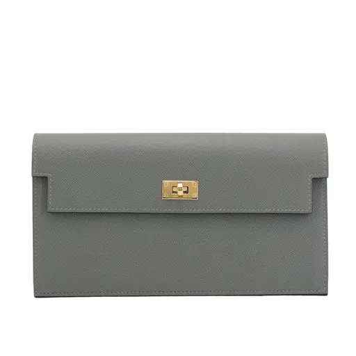 Kelly Pocket Long wallet Gris Meyer (0L)