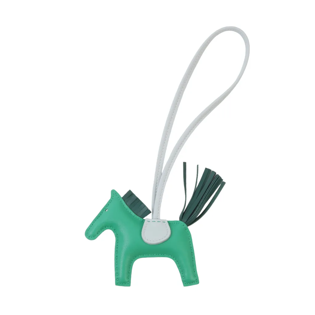 ランク NS 未使用品 HERMÈS エルメス ロデオPM ブルーブリュム (T0  