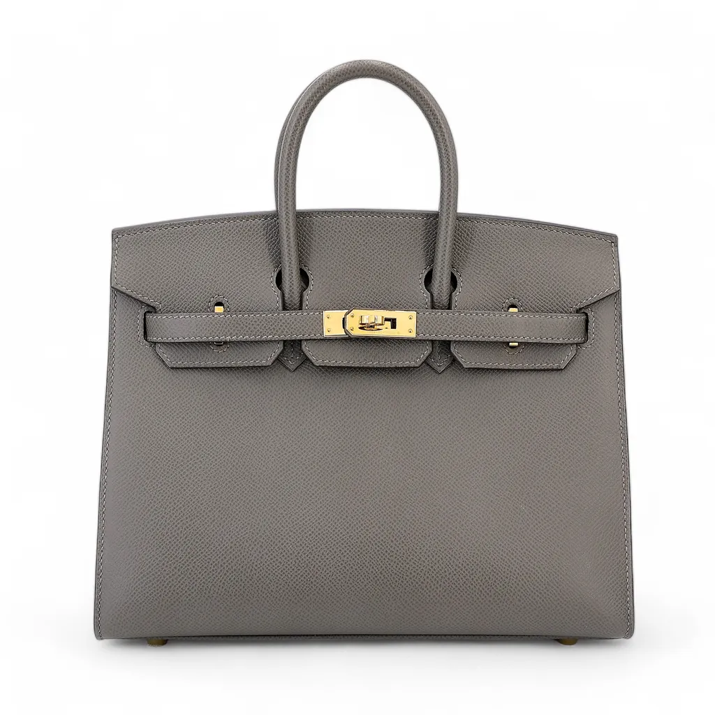 ランク SA HERMÈS エルメス バーキン25 セリエ グリメイヤー (0L