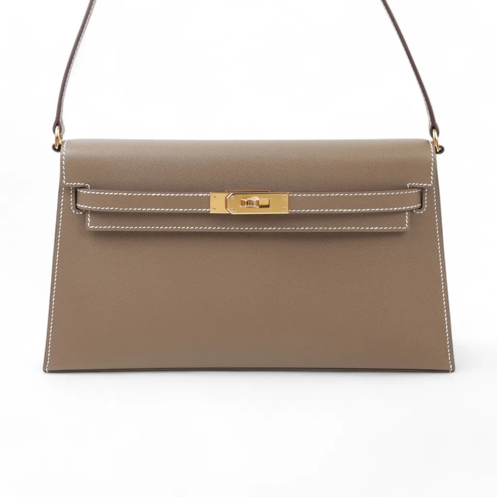 新品未使用HERMES Kellyケリベルト18 ゴールド金具 db7c24c1b17e0f1724c4a403270145
