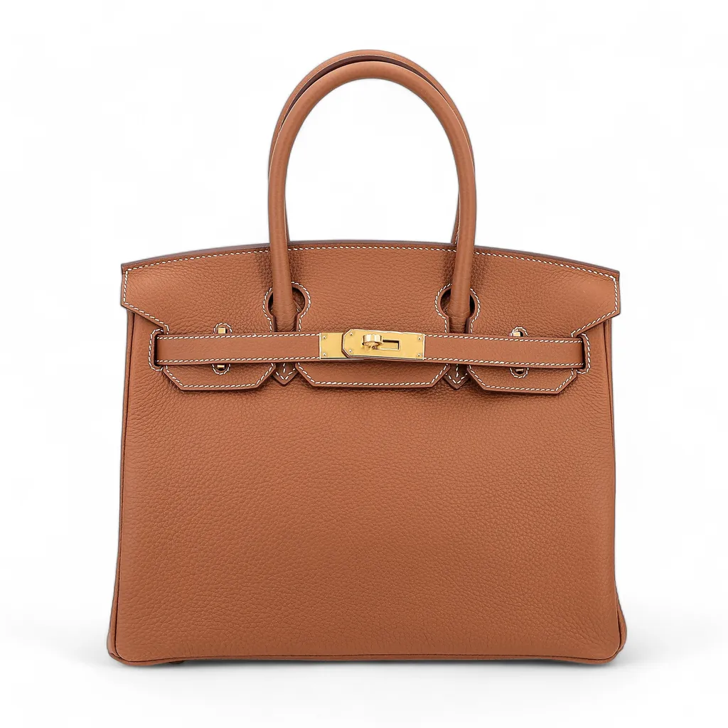 ランク NS 未使用品 HERMÈS エルメス バーキン30 ゴールド (37) トゴ 