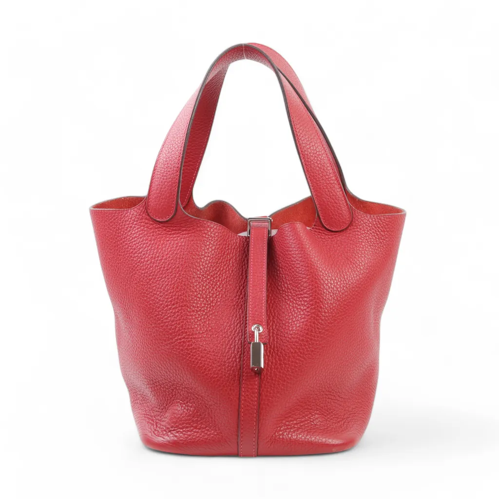Picotin 菜籃子 MM 22 Q5 國旗紅 Rouge Casaque