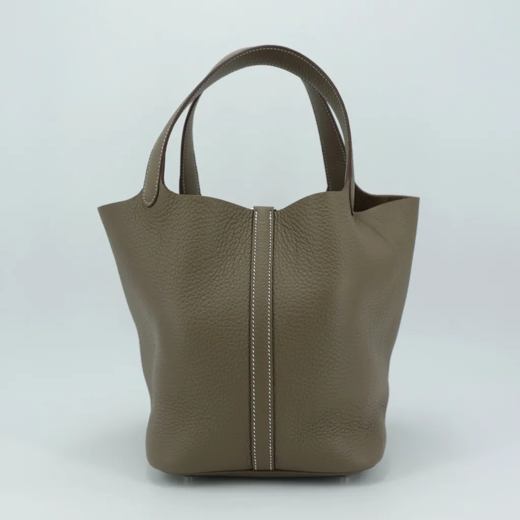 ランク N 新品 HERMÈS エルメス ピコタンロックMM エトゥープ (18 