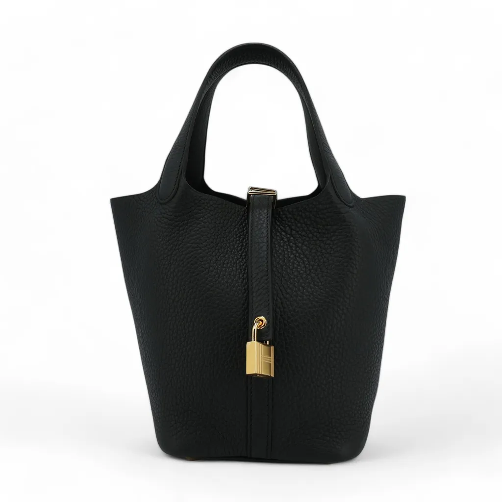 ランク N 新品 HERMÈS エルメス ピコタンロックPM ブラック (89