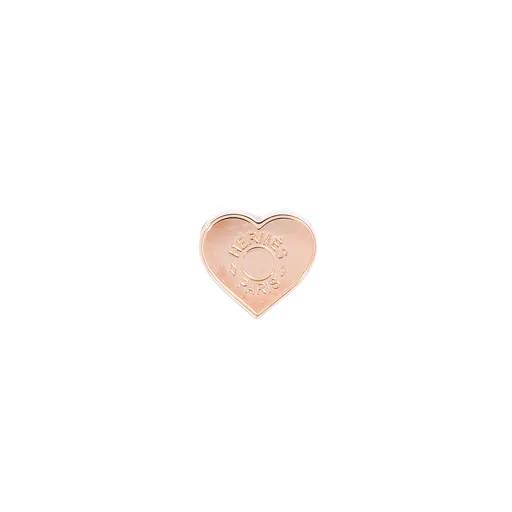 Scarf Ring Mini Coeur Rose Gold