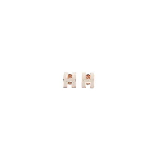 Mini Pop H earrings Marron Glace