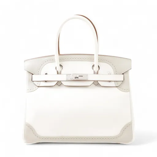 Birkin Ghillies 30 Gris Perle (80) White (01)