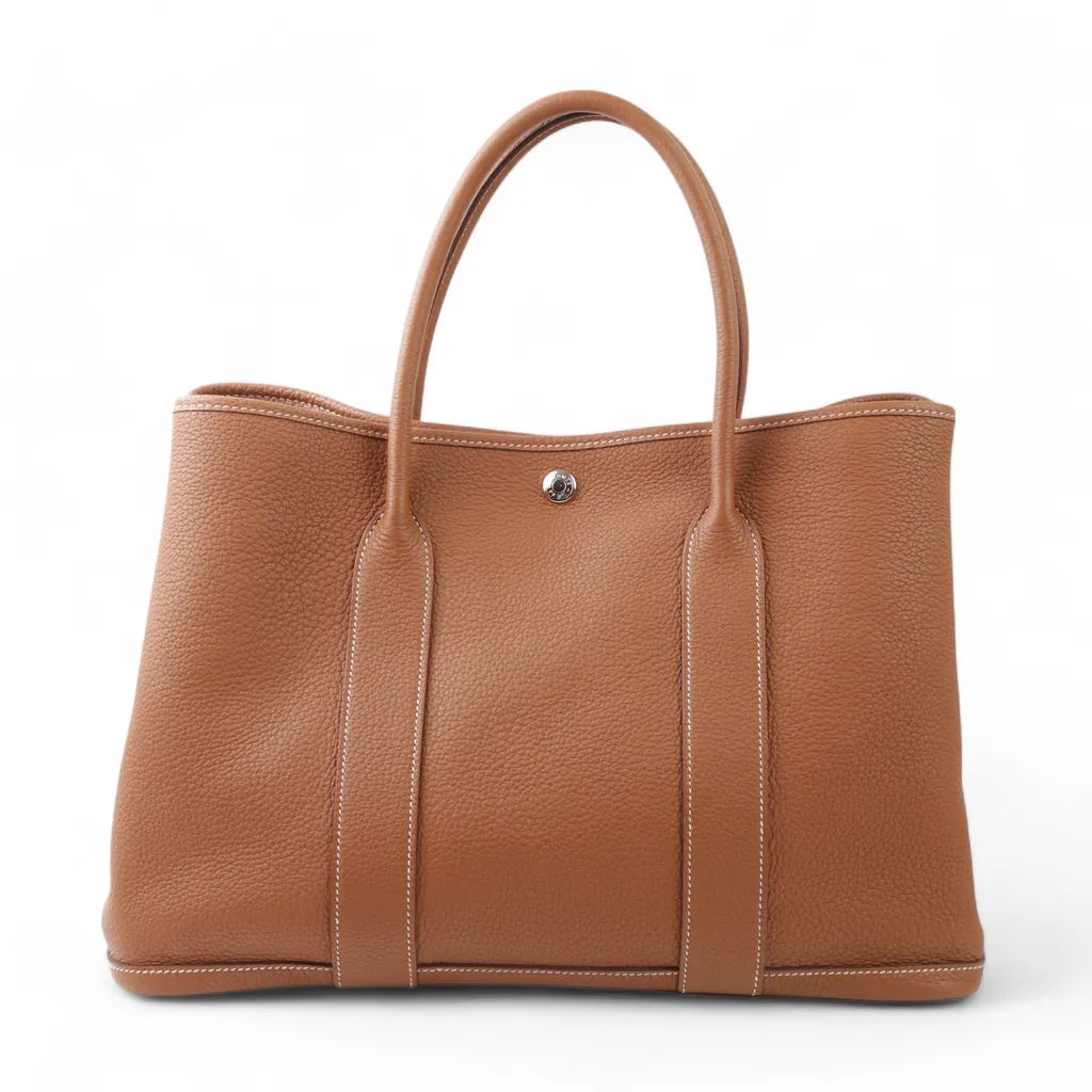HERMES★エルメス ガーデンパーティーPM Aランク ランク A HERMÈS エルメス ガーデンパーティー PM シエル (7G
