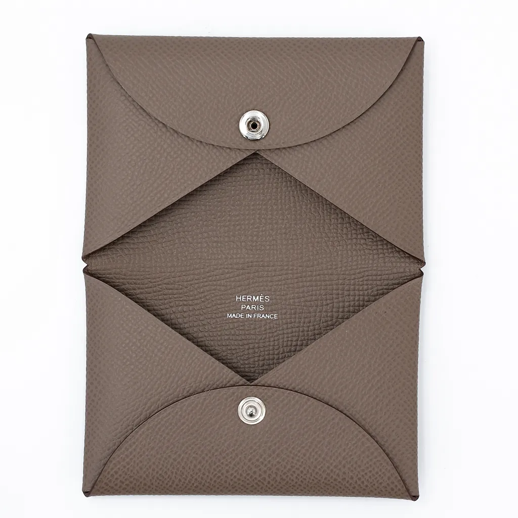 ランク N 新品 HERMÈS エルメス カルヴィ エトゥープ (18) エプソン  