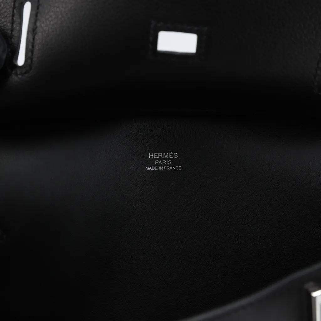 Brand New ( Rank N ) HERMÈS Jypsiere Mini Black (89