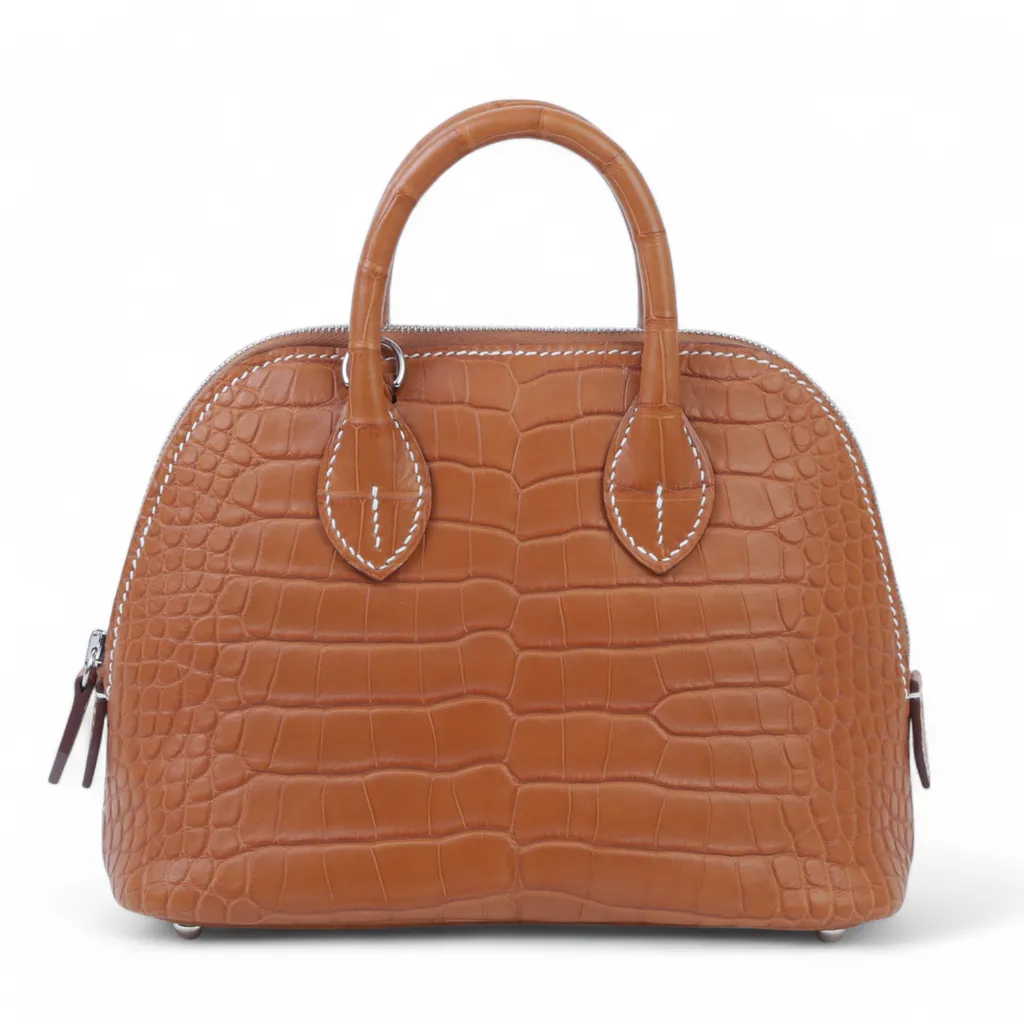 ランク A HERMÈS エルメス ボリード1923 ミニ ゴールド (37 