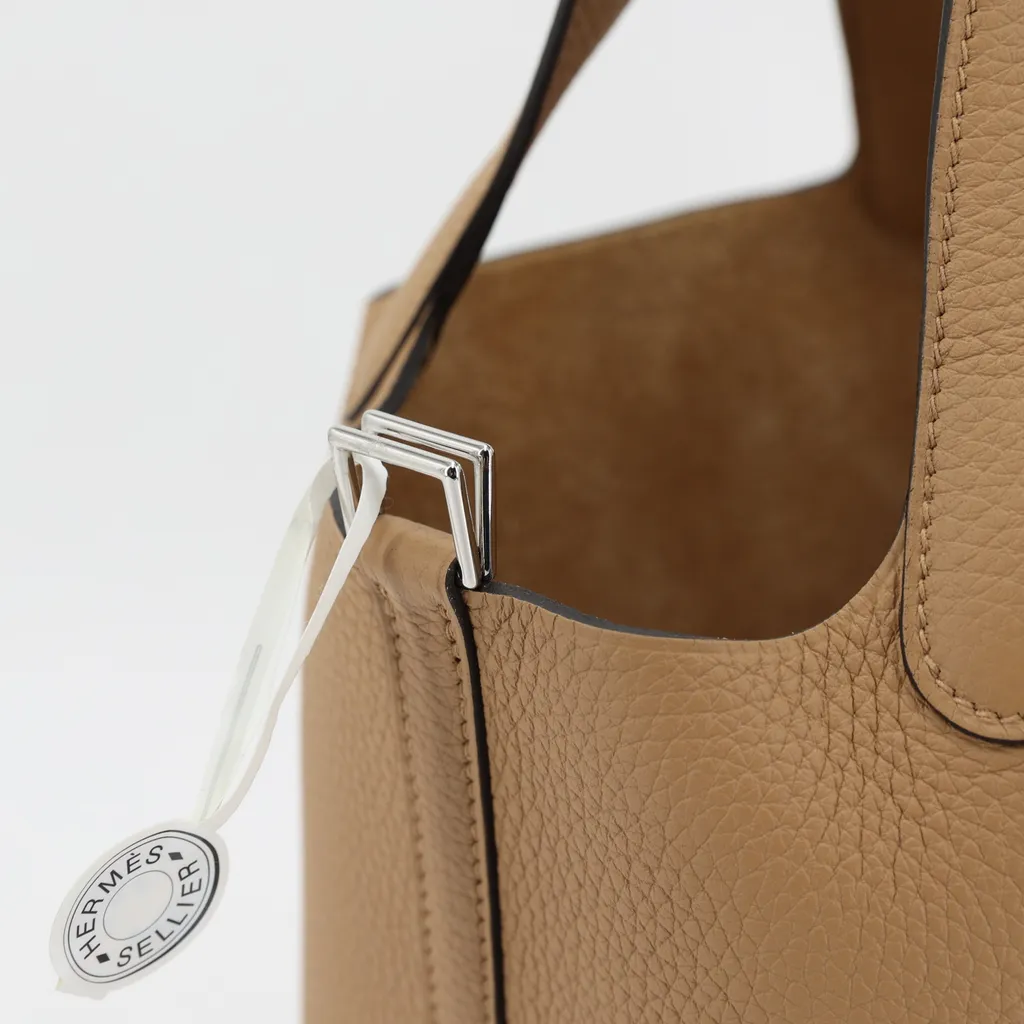 【希少♪】HERMES ピコタンロックPM チャイ エルメス ピコタンロックPM/18 ビスキュイ トリヨンクレマンス