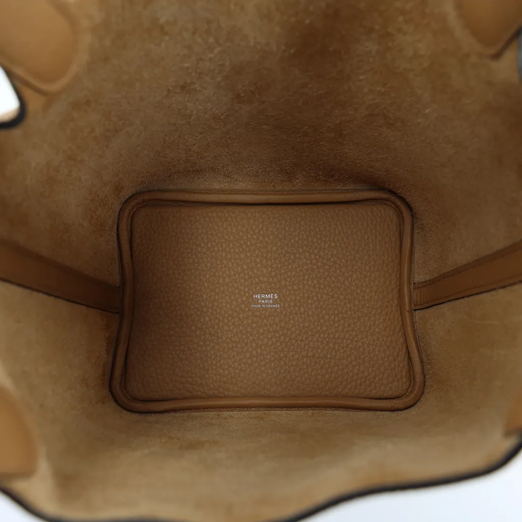 【希少♪】HERMES ピコタンロックPM チャイ ピコタンロックPM チャイ ブラウン 茶[H056289CC0M] Picotin
