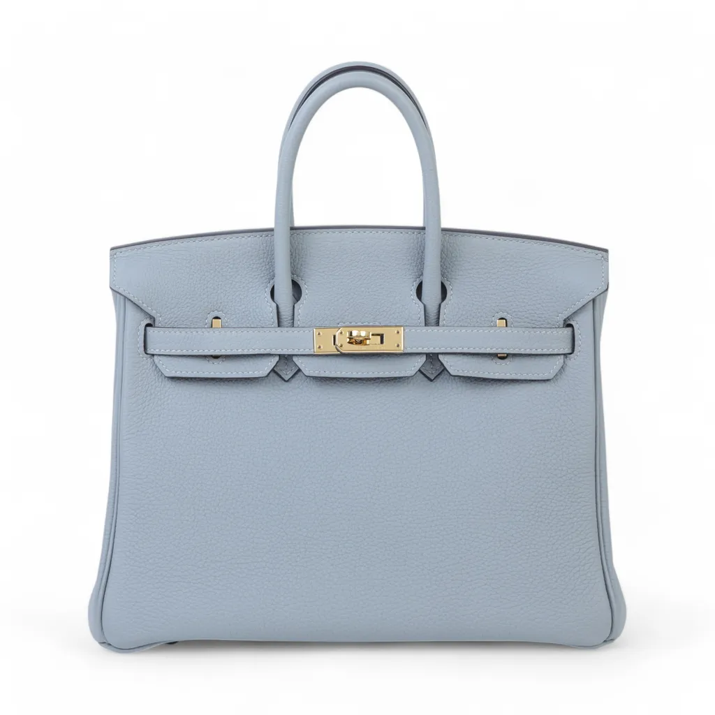 Birkin 25 Bleu Glacier (8U)