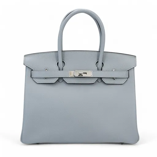 Birkin 30 Bleu Glacier (8U)