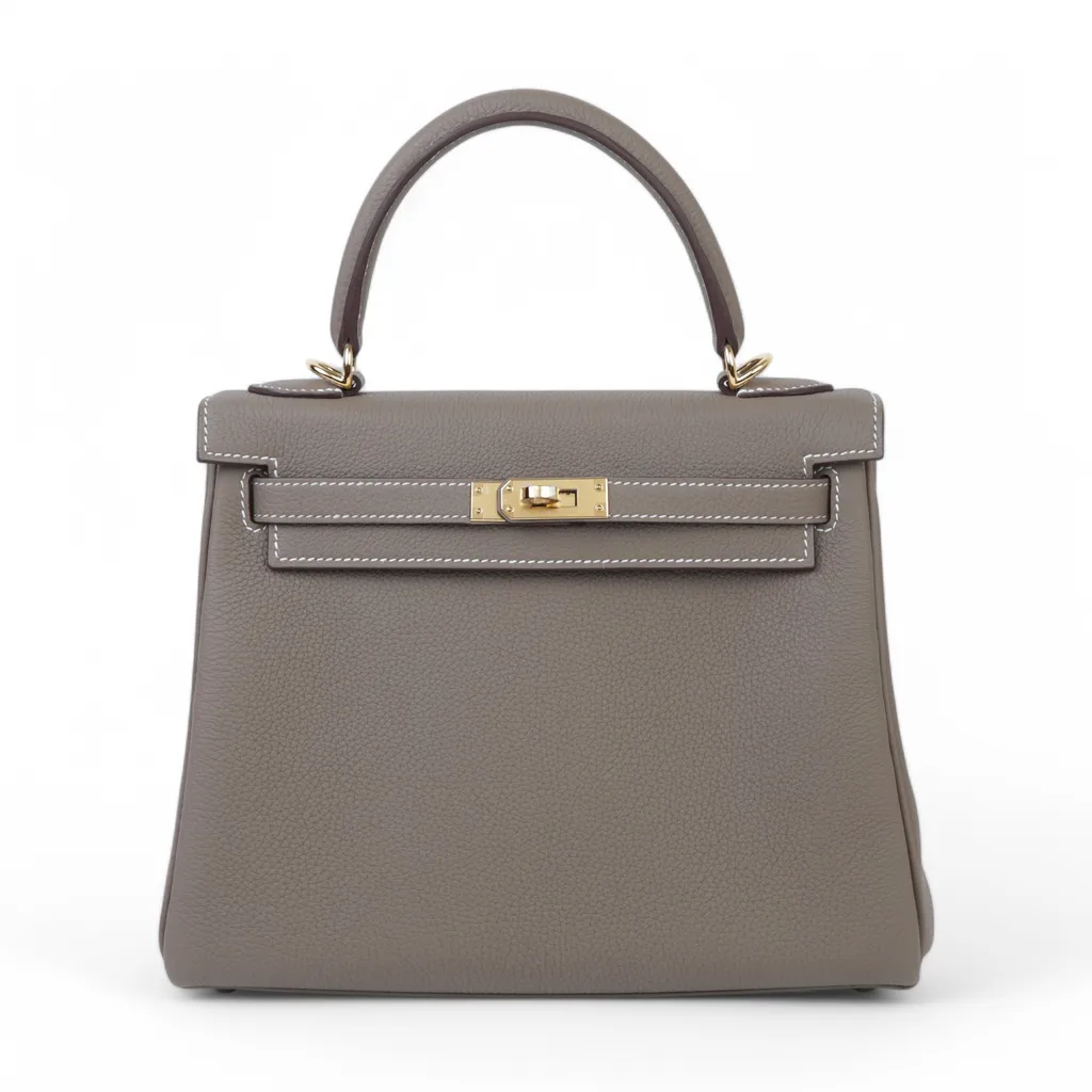 HERMES エルメス ケリー18 ベルト ゴールド／ピンクゴールド